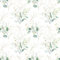 VEELIKE Papier Peint Feuillage Vert et Or Boho Papier Peint Feuilles Doré Vert Papier Peint Fleuri Blanc 44,5 cm x 300 cm Papier Peint Adhesif Mural Papier Collant pour Meuble Chambre Salle de Bain