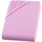 Spannbettlaken 90x200-100x200 cm - Jersey Spannbetttuch 100% Baumwolle - Komfort Bettlaken für Matratzen bis 30 cm Höhe, Spannbettlaken Farbe Rosa