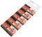 Lot de 10 piles bouton alcalines AG4 377/LR626sw haute performance pour montres et calculatrices