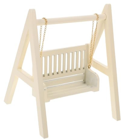 Alasum Miniatur Schaukel Hochwertiges Zubehör Für Dollhouse Dekoration Für Kreative Spielwelten Und Fotografie Langlebig Für -landschaften