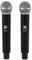 OVAQUIXI Microphone VHF sans Fil Professionnel Annulation du Bruit USB Rechargeable Microphone sans Fil UHF avec Récepteur pour Le Chant de karaoké