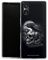Custodia di silicone compatibile con Sony Xperia 5 V Custodia trasparente Cover per smartphone trasparente Corvo Teschio Teschi