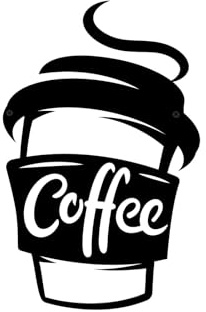 AIM & GGKK Kaffeebar Schild Retro - Vintage Wanddeko Metall - Kaffee Deko für Küche, Café & Bar - Schwarze Coffee Wall Decor
