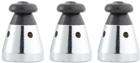 GRIRIW 3 Piezas Válvula de Seguridad para Olla Presión Recambio de Válvula Jigger y Sellador para Ollas Rápidas y Express Compatible con Accesorios Kacher Presión y