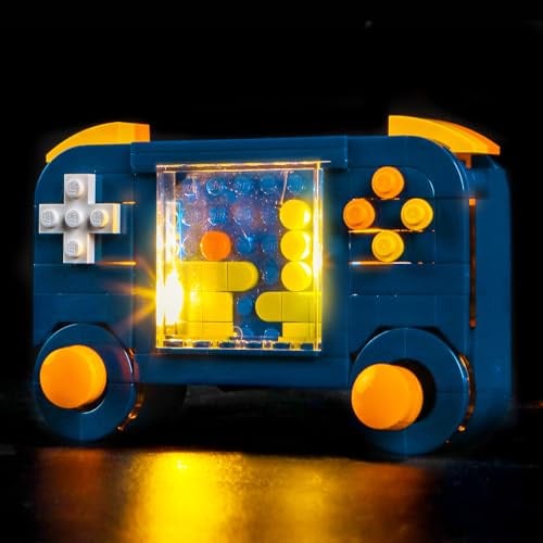 LocoLee Licht Kompatibel mit Lego 31380 Retro Gaming Console (Kein - Lego-Set) Dekorative Beleuchtung Set Compatible with Lego Retro-Spielkonsole 3-in-1