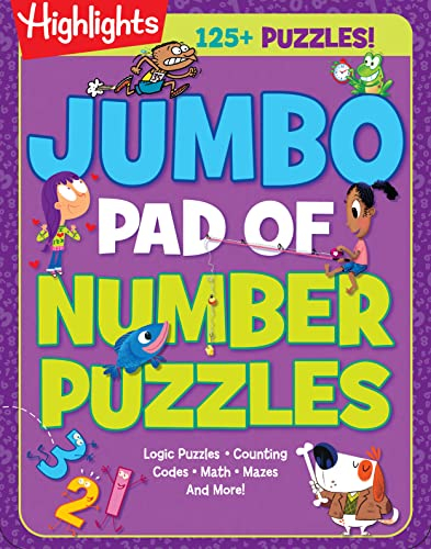 Jumbo Pad of Number Puzzles: 125+ Puzzles (Highlights Jumbo Books & Pads)