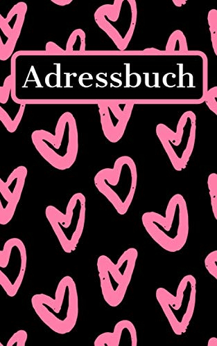 Adressbuch: Telefon und Adressbuch klein mit Platz Für Name, Adresse, Geburtstag, Telefon, Mobil, Fax, E-mail - 110 Seiten alphabetisch geordnet