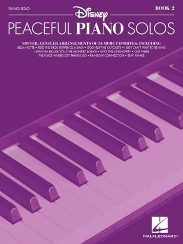 Disney Peaceful Piano Solo - Book 2: Piano Solo: Softer, Gentler, Arrangements of 34 More Favorites