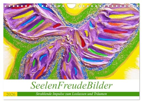 SeelenFreudeBilder - Strahlende Impulse zum Loslassen und Träumen (Wandkalender 2026 DIN A4 quer), CALVENDO Monatskalender: Strahlende Regenbogenfarben zum Loslassen und Träumen (CALVENDO Kunst)