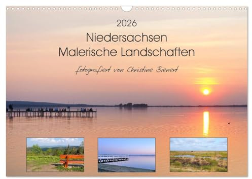 Niedersachsen - Malerische Landschaften (Wandkalender 2026 DIN A3 quer), CALVENDO Monatskalender: Malerische Landschaften zum Träumen (CALVENDO Natur)