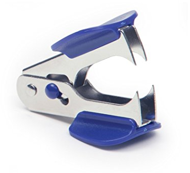Rapesco SR4SLDA3 R4 Sicherheits-Heftklammernentferner, Blau