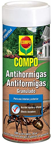 COMPO Antihormigas granulado, Acción rápida y eficaz, 500g