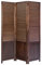 Homestyle4u 1358 - Paravent intérieur 3 pièces en bois marron - Brise-vue
