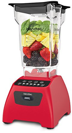 Blendtec France Kitchen 905751 Blendtec Power Classic 575 Poppy, 1560 W, 2 litros, rojo