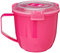 Sistema Microwave Mug à soupe de taille grande | Récipient alimentaire micro-ondes | 900 ml | Sans BPA | Assortiment de Couleurs