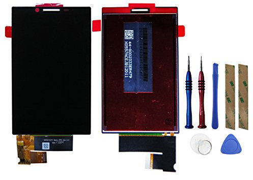 swark LCD Display Kompatibel mit BlackBerry Key2 KeyTwo (Schwarz Ohne Rahmen) Touchscreen Digitizer Assembly Glas + Tools