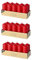 PAPSTAR Stumpenkerzen/Säulenkerze Rot (30 Stück)