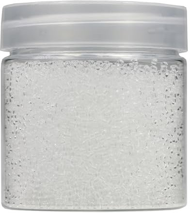 Bala&Fillic 2mm Runde Perlen zum Auffädeln 10000pcs/110 Gramm in Box,12/0 Transparent GlasPerlen kleine Rocailles Perlen für Machen Schmuck Ohrring Armbänder Halskette (Transparent)