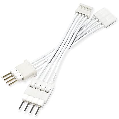 Light Solutions 0.16 ft Extension Cable for Philips Hue Gradient Lightstrip, White, Controller Kit