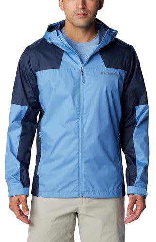 Columbia Inner Limits Jacket, Giacca Impermeabile Uomo, Skyler/Collegiate Navy, Taglia L
