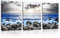 MHARTK66 Tableau Decoration Murale Salon, Tableau Moderne Plage Bleue Mer Nature Paysage Impression Sur Toile, Decoration Murale Chambre Salle De Bain Cuisine