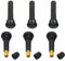 6 PCS TR414 Valves de Pneu, Capuchon de Valve Auto, Pneu Valve Tige Capuchon De Soupape en Caoutchouc, pour Voiture, Moto