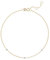 Ethos Jewelry 585 Echtgold 14K Gelbgold Diamant-Station Armband mit 3 kleinen Diamanten – Filigran, Minimalistisches Design – Mit VS2+ Klarheit Diamanten – Handgefertigtes Geschenk für Frauen
