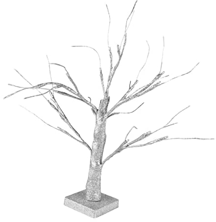 ABOOFAN Baum Lampe Glitter LED Lampe Glitter Elektronische Baum Dekoration Baum Licht Glitter Party Lampe Glitter Decor Lampe LED Baum Licht LED Lampe Dekor Baum LED Lampe