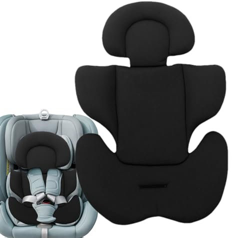 Genérico Cojín para Cochecito bebé,Inserto para Asiento de Coche para bebé,colchoneta Silla Paseo,Almohada y Transpirable para Soporte de Cabeza, Cuerpo y Cuello,Funda para Asiento