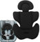 Genérico Cojín para Cochecito bebé,Inserto para Asiento de Coche para bebé,colchoneta Silla Paseo,Almohada y Transpirable para Soporte de Cabeza, Cuerpo y Cuello,Funda para Asiento