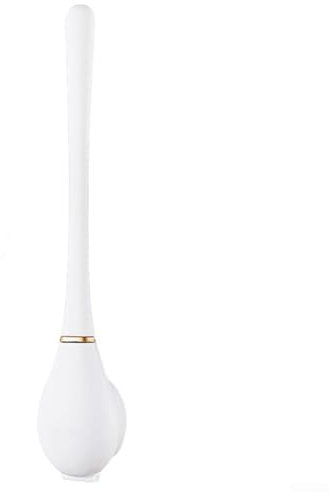 Elegant Replacement for Your Old Brush, Silicone Toilet Brush and Holder (white)