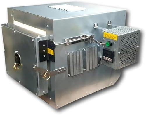 Four à moufle électrique à 1 100 °C avec chambre de 11,5 litres cubes et contrôleur P.I.D (no-time) standard facile à utiliser