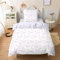INTOMENG Housse De Couette Fermeture éClair 140x200cm Enfant Madame avec 1 Taie Oreiller 65x65cm Parure De Lit 1 Personnes 100% Microfibre 3D Coeur Coloré Housse Couette en Microfibre