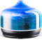 Porseme 500ml Aroma Diffuser,Handgeblasen Glas Diffuser für Ätherische Öle, Luftbefeuchter Ultraschall Cool Mist Leise,7 Arten LED Lichtfarben,Letzte 15-21 Stunden BPA Frei für Wohnung (Dreamy Blue)