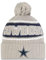 New Era Dallas Cowboys Sideline NFL Knit Unisex Mütze, Marineblau, Einheitsgröße