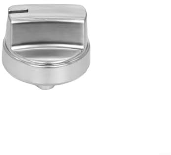 SMZhomeone Burner Knobs for Stove Tops, Control Knob of the Burner, Stainless Steel Gas Hob Knob, Suitable Gas Hob, Cooker, Durable and Rust Resistant, 6 x 6 x 6 cm, Silver