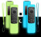 2 Pezzi Custodia Silicone Antiurto per Telecomando Samsung TM2360E/BN59-01432A/BN59-01432J - Cover Protettiva Fluorescente per Smart TV (Verde + Blu) | Accessori Compatibili per Telecomando TV Samsung