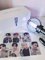 GDOU Offizieller Enhypen Lightstick Ver 2 mit Bluetooth Contral und 7 Fotokarten, Schwarz, Kunststoff, Leuchtstab
