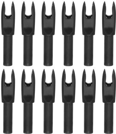 PATIKIL Archery Arrows Nocks, Plastic Insert Arrow Nock Replacement Arrow Tails for Hunting Shooting Compound Recurve Bow
