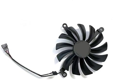 CF1015U12S 1X95MM 2X87MM RX 6700XT 6750XT GPU Fan For 309 RX 6700 XT 12GO graphics card Fan(Silver)