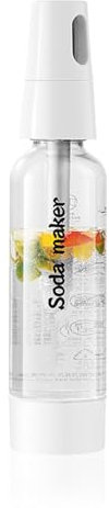 Fesatccoz Sparkling Water Maker, Portable Soda Maker with 1L Food Grade Bottle for Making Fresh Fizzy Drink Not Includes 8g CO2 Cylinders
