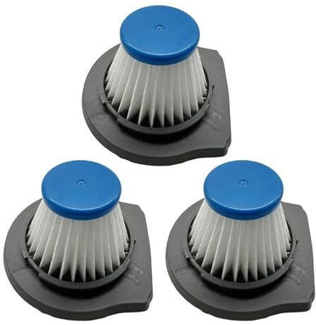 WIKRQIHL Washable Replacement Filter ，Compatible For BLACK， Compatible For DECKER ，Compatible For Dustbuster ，Compatible For HLVCF10， Compatible For Handheld ，Vacuums(3pcs)