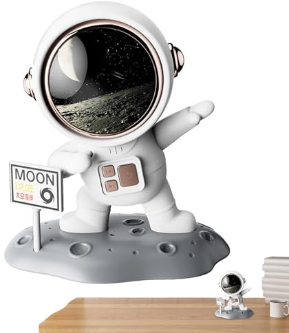 Drahtloser - Mobilfunklautsprecher, Astronaut -Lautsprecher | Wiederaufladbarer Batterie -Subwoofer, tragbarer kompakter Lautsprecher für Schlafzimmer, Wohnzimmer, Reisen, P
