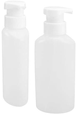 Alipis 2 Stück-Pack Reise Shampoo Behälter aus Pp Nachfüllbarer Pumpspender mit Benutzerfreundlichem Design Transparenter Schaumspender für Lotion und Shampoo Reisen