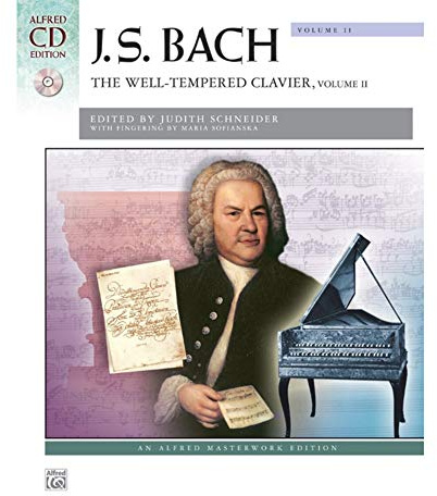 J. S. Bach: The Well-Tempered Clavier, Volume 2 - Klavier/Piano (Alfred Masterwork CD Edition, Band 2)