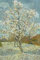 Art Journal: De roze perzikboom - Vincent van Gogh Art Cover College Ruled Notebook | 110 Pages