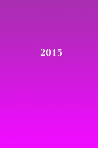 2015: Kalender/Terminplaner: 1 Woche auf 2 Seiten, Format ca. A5, Cover flieder