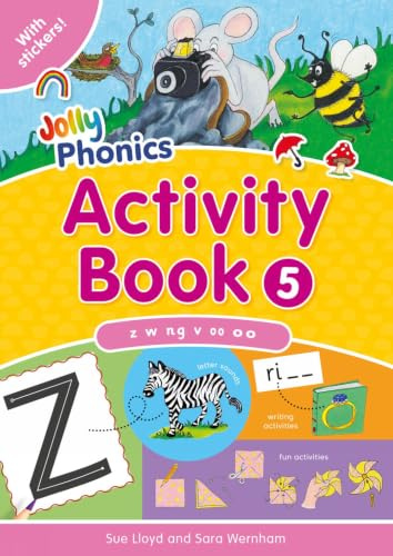 Jolly Phonics Activity Book 5: in Precursive Letters (British English edition) (Jolly Phonics Activity Books, set 1-7 Updated Edition)