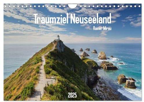 Traumziel Neuseeland 2025 (Wandkalender 2025 DIN A4 quer), CALVENDO Monatskalender: Das facettenreichste Land der Welt in 12 traumhaften Bildern. (CALVENDO Natur)
