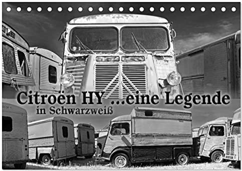 Citroën HY eine Legende in Schwarzweiß (Tischkalender 2026 DIN A5 quer), CALVENDO Monatskalender: Bestaunt wie eh und je (CALVENDO Mobilitaet)